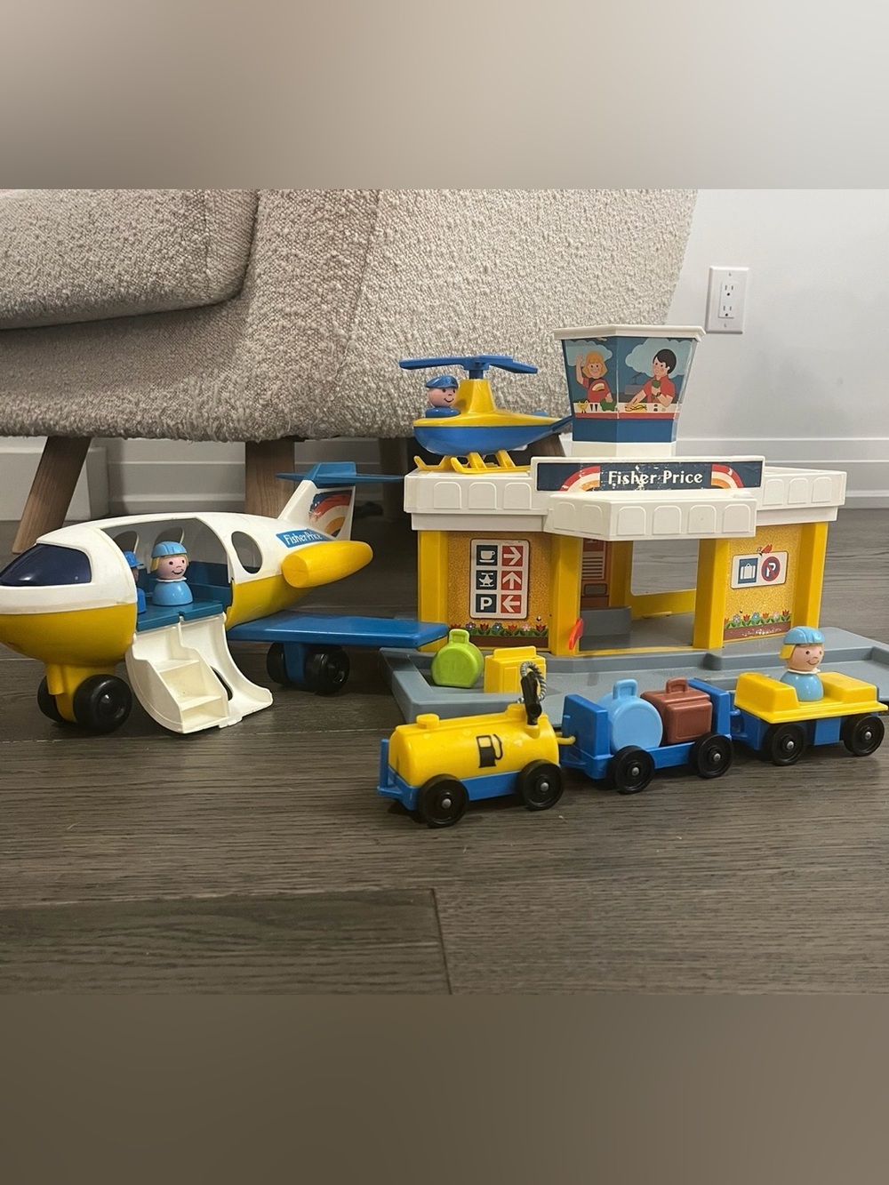 Vintage Fisher-Price Little People Airport